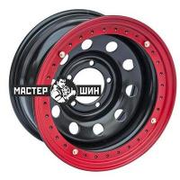 10*16 5*139,7 ET-44 110 Off-Road Wheels УАЗ с бедлоком (красный) черный