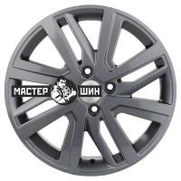 6*16 4*100 ET50 60,1 Khomen Wheels KHW1609 (Vesta/Largus) Gray