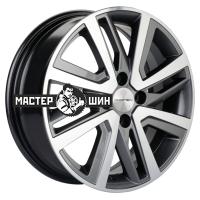 6*16 4*100 ET46 54,1 Khomen Wheels KHW1609 (Rio II/Solaris II) Gray-FP