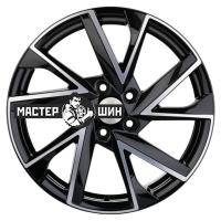 7*17 5*114,3 ET45 60,1 Khomen Wheels KHW1714 (Changan/Geely/Lexus/Toyota) Black-FP