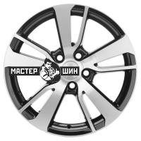 7*17 5*114,3 ET38 67,1 Khomen Wheels KHW1704 (Outlander) Black-FP