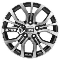 6,5*16 5*114,3 ET45 60,1 Khomen Wheels KHW1608 (Toyota/Suzuki) Black-FP