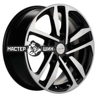 6,5*16 5*114,3 ET43 67,1 Khomen Wheels KHW1612 (Huyndai/Kia) Black-FP