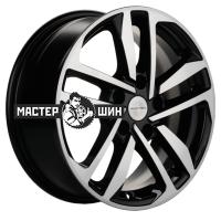 6,5*16 5*114,3 ET41 64,1 Khomen Wheels KHW1612 (Civic) Black-FP