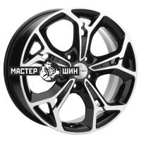 6,5*16 5*114,3 ET41 67,1 Khomen Wheels KHW1612 (Kia) Black-FP