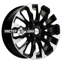 8*20 6*139,7 ET60 95,1 Khomen Wheels KHW2010 (LC 300) Black-FP