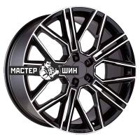 9,5*21 5*112 ET37 66,6 Khomen Wheels KHW2101 (Front) Black-FP